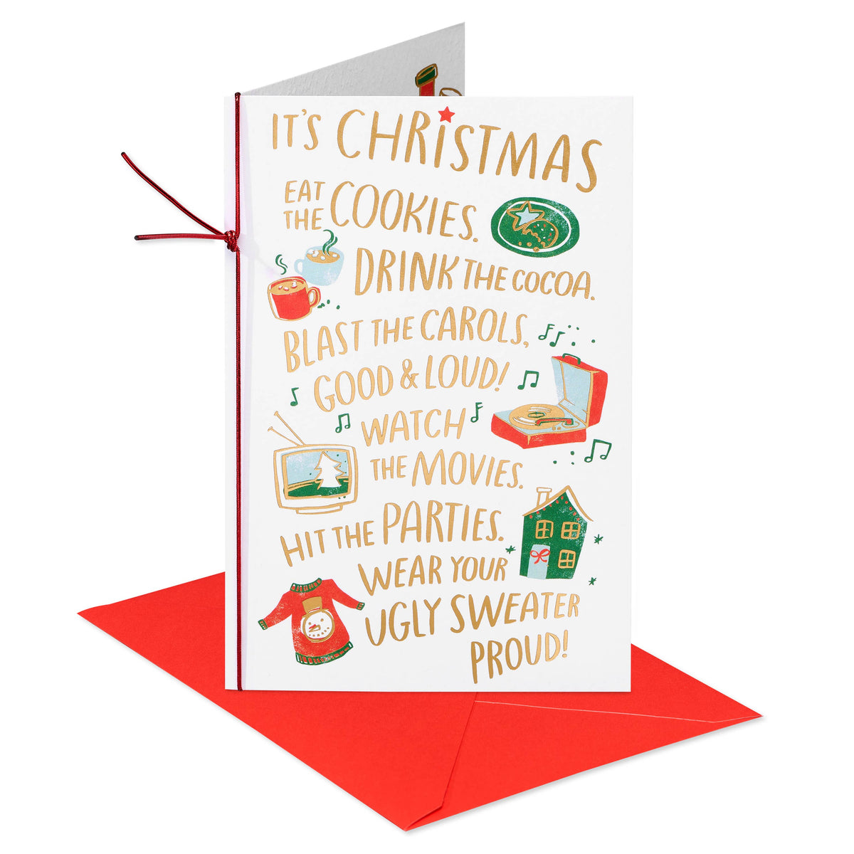 Merry Everything Christmas Celebration Greeting Card