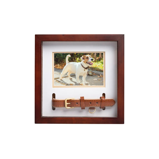 Pet Collar and Photo Frame, Espresso