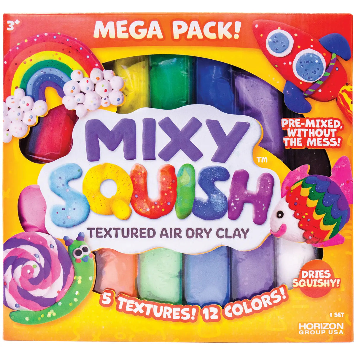Mixy Squish Textured Air Dry Clay