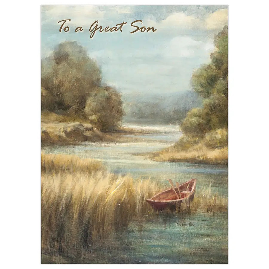 Our Great Son - Faith Birthday Son Card