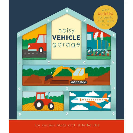 Noisy Vehicle Garage-Sturdy Interactive Board Book For Kids