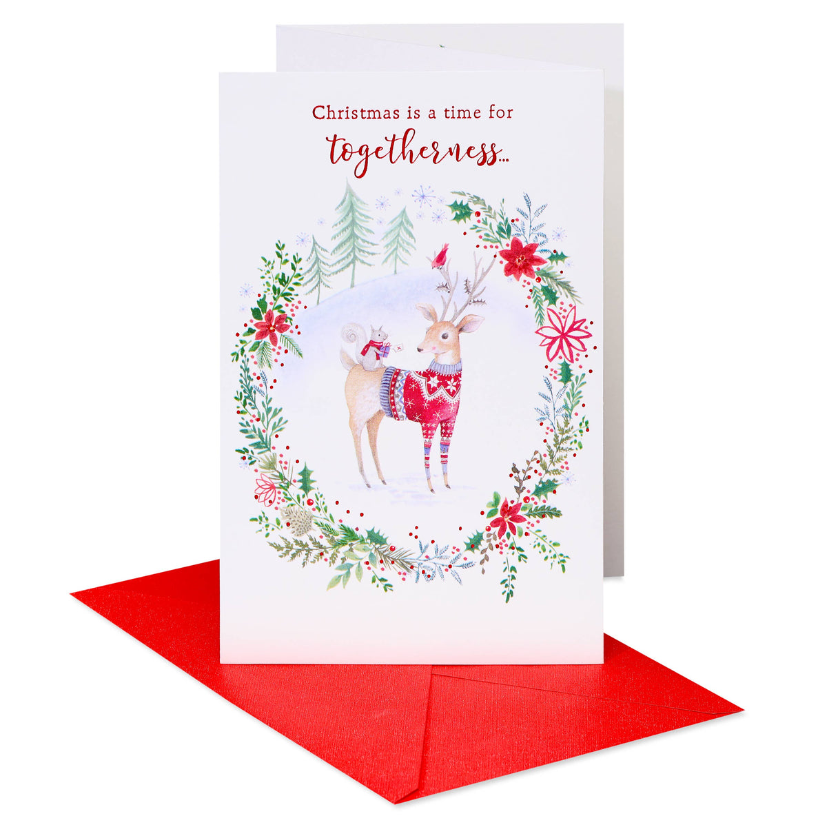 Christmas Card for Anyone (Deer and Squirrel)