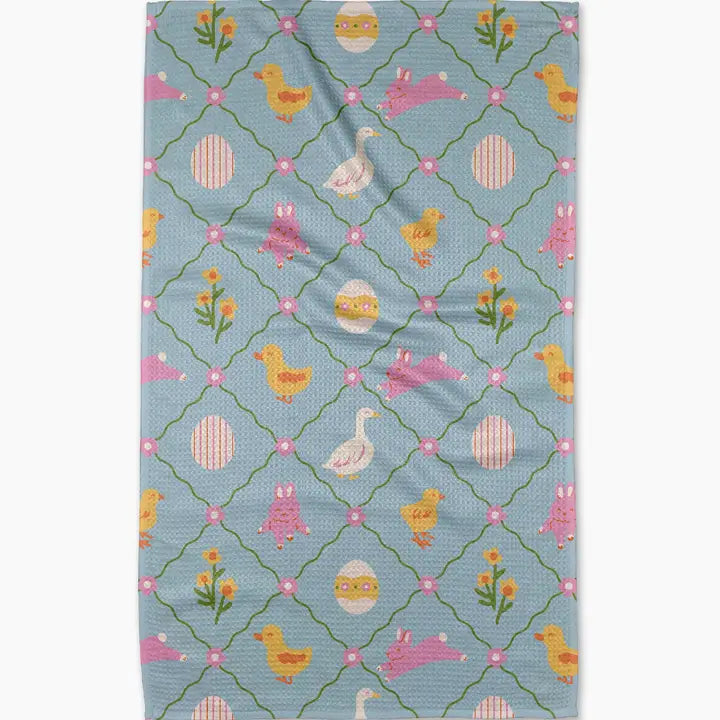 Spring Design Geometry Towels