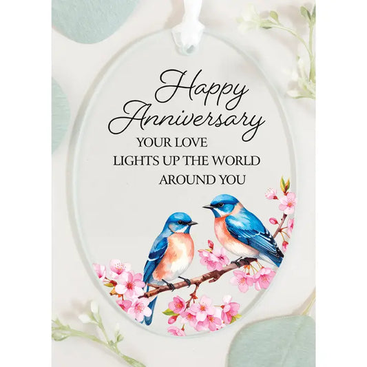 Anniversary Glass Ornament
