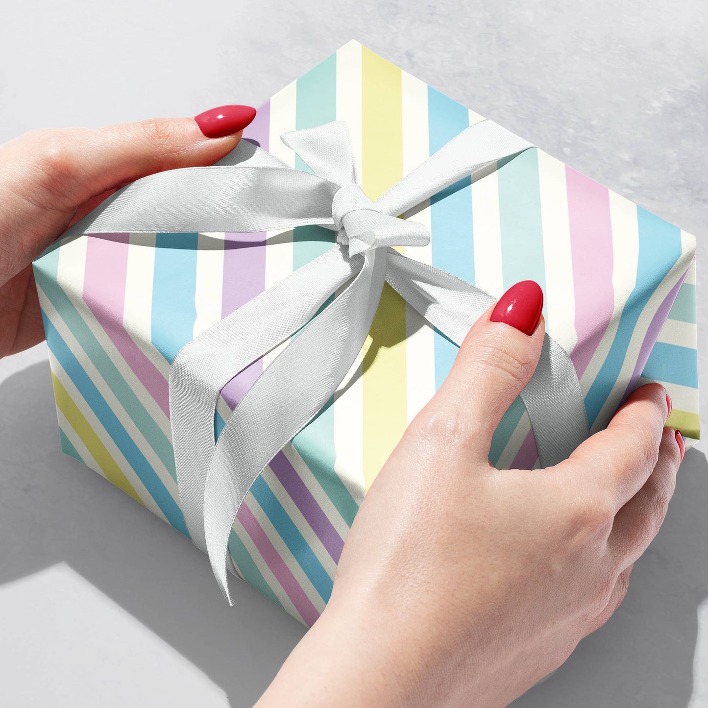 Wrap - Rolls Pastel Stripe CLOSEOUT