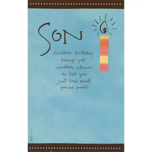 Son Birthday Card