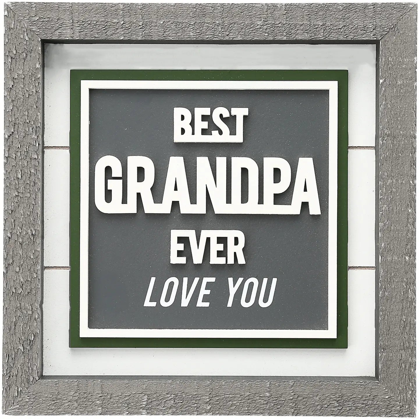 Best Grandpa Ever - 8" Plaque