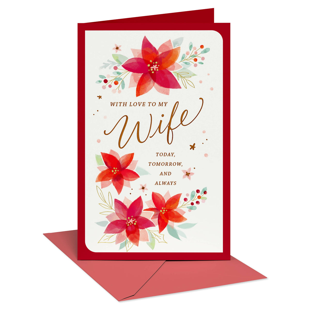 Christmas Card for Wife Today, Tomorrow and Always