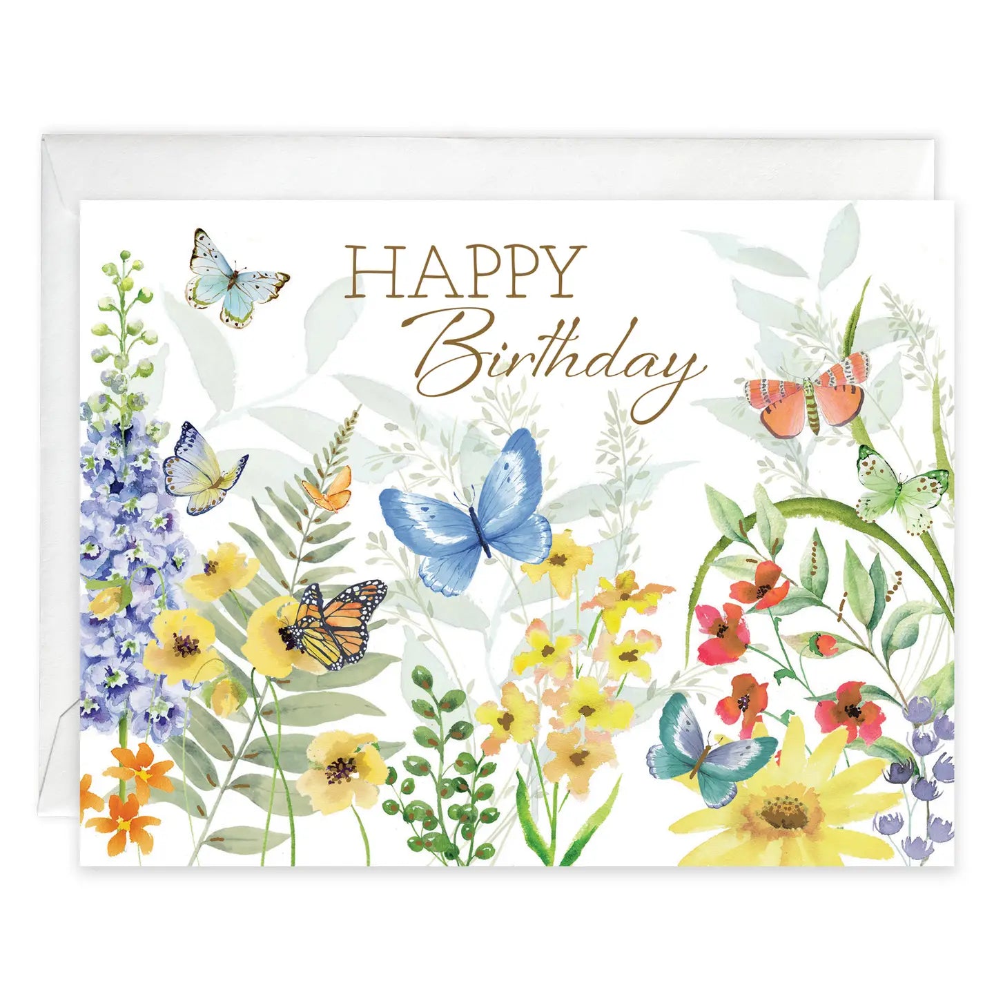 With Scripture Birthday Greeting Card - Spring Meadows