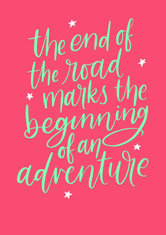 Beginning of an Adventure Graduation Card