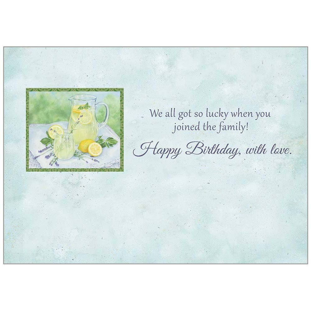 Summer Lemonade - Birthday Sister-in-Law Card