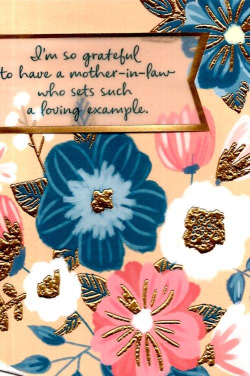Mother-in-Law Birthday Card
