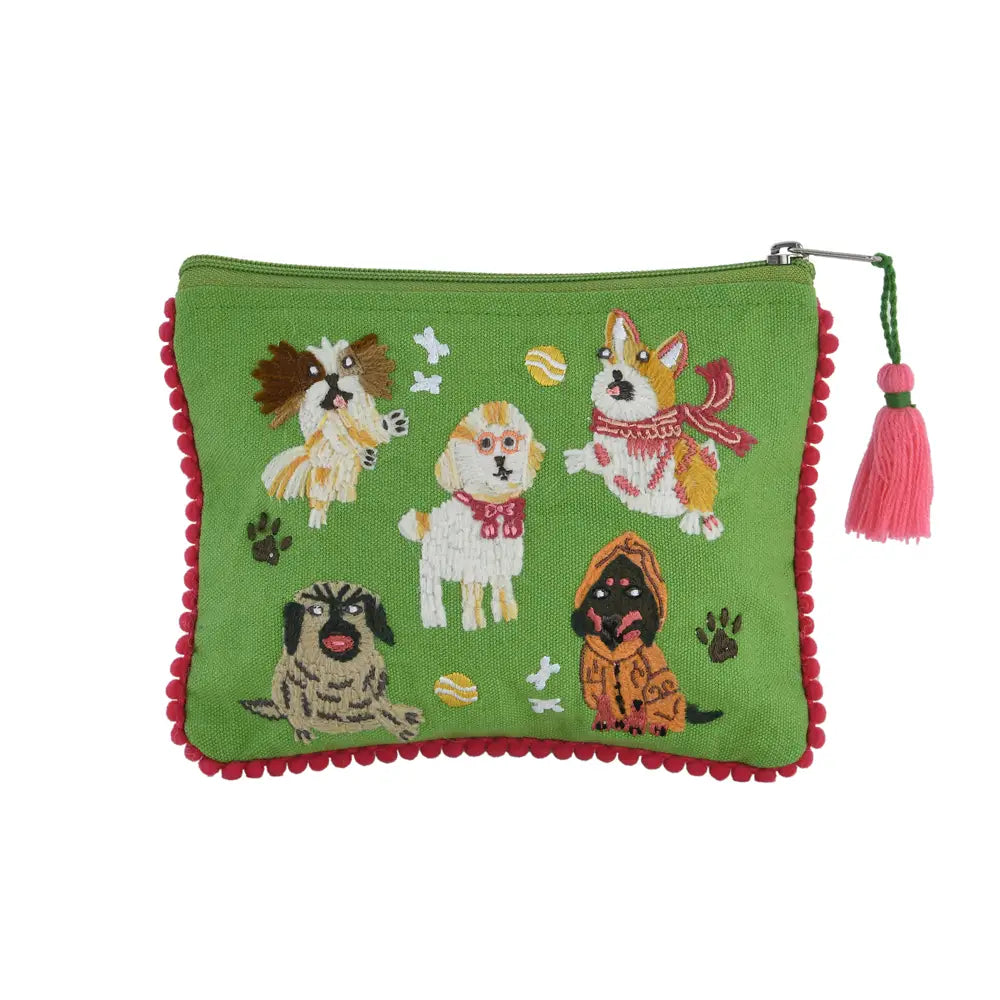 Embroidery Zipper Pouches