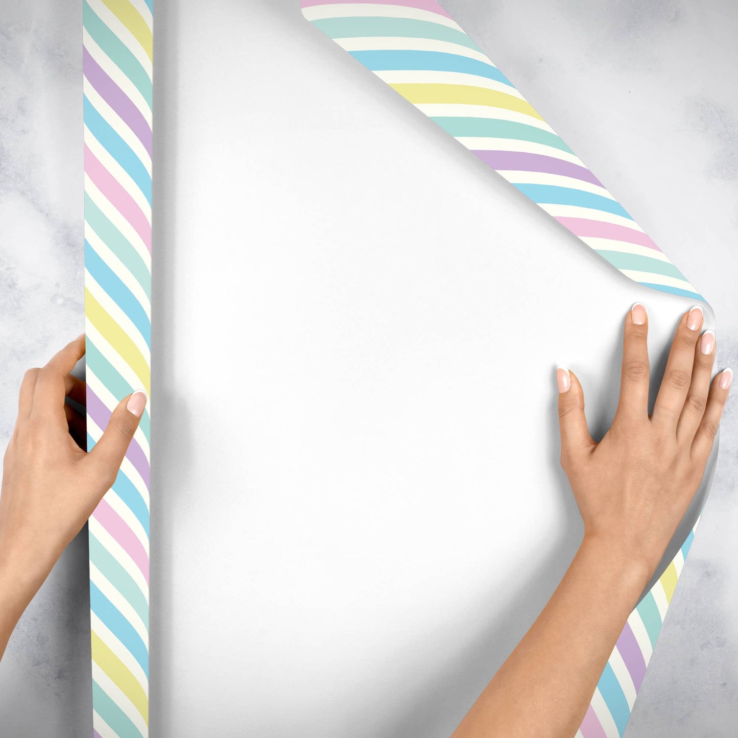 Wrap - Rolls Pastel Stripe CLOSEOUT