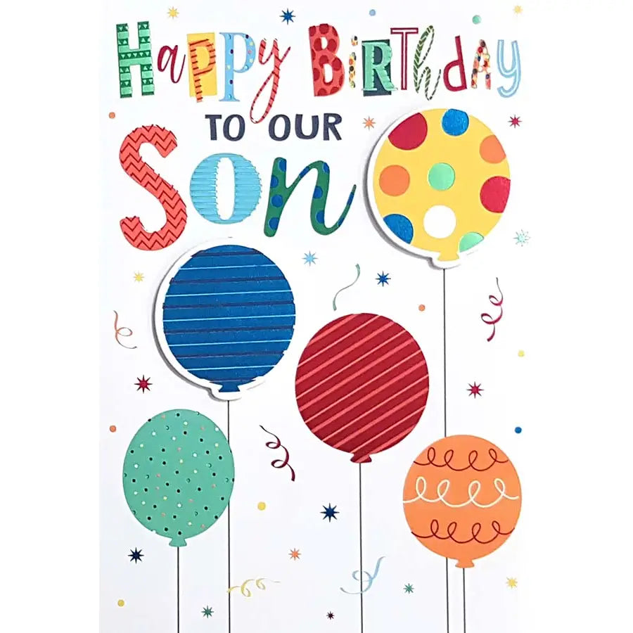Son Birthday Card