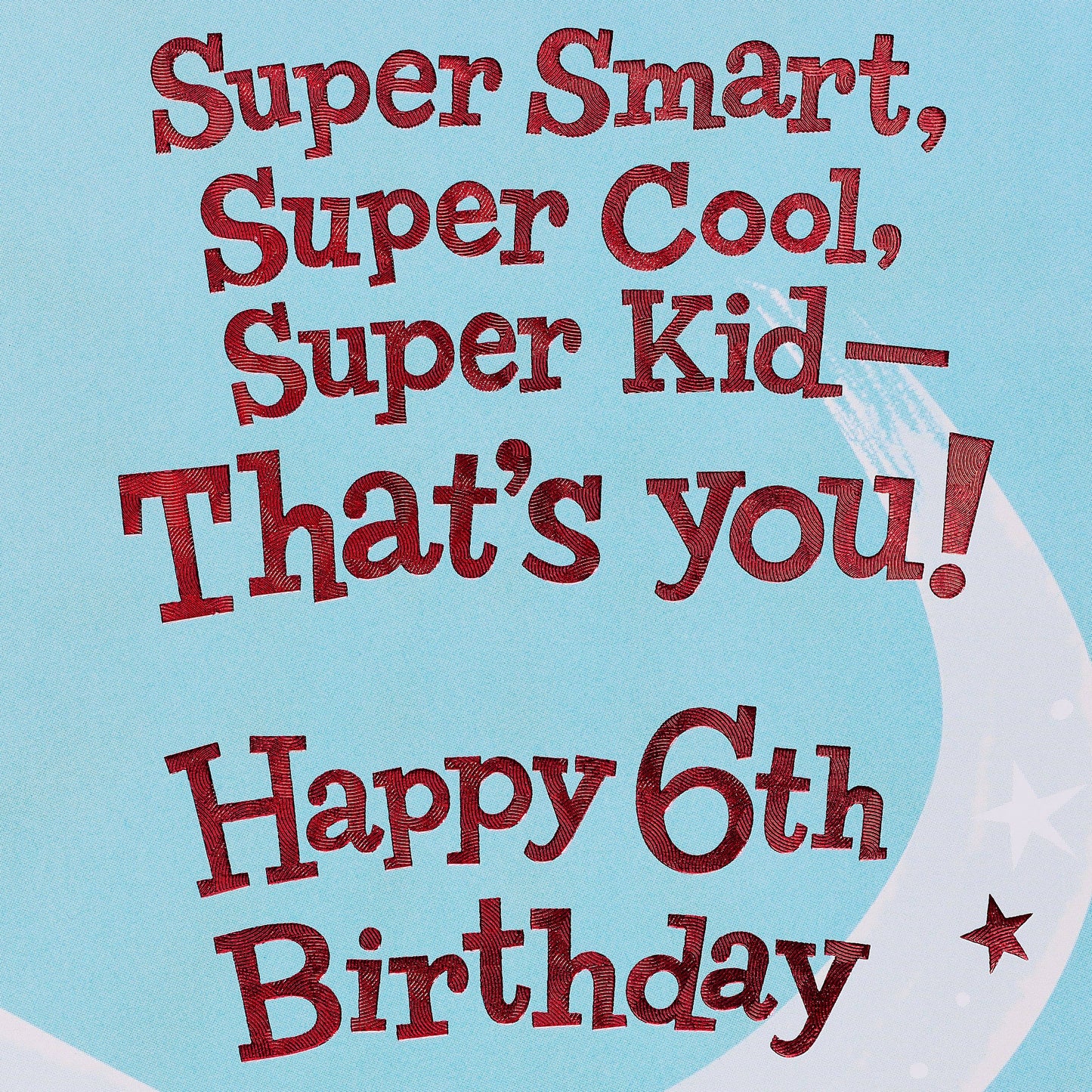 Birthday Age 6