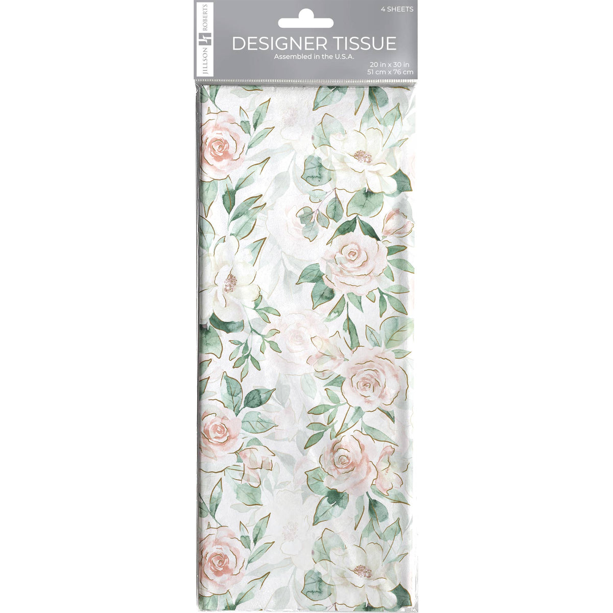 Pink Roses - Designer Tissue - Printed