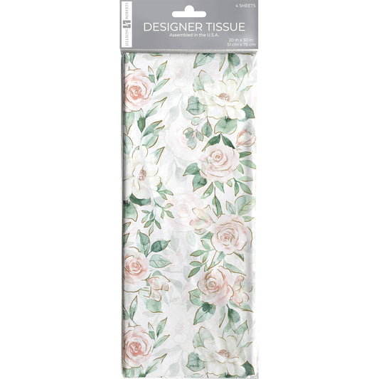 Pink Roses - Designer Tissue - Printed