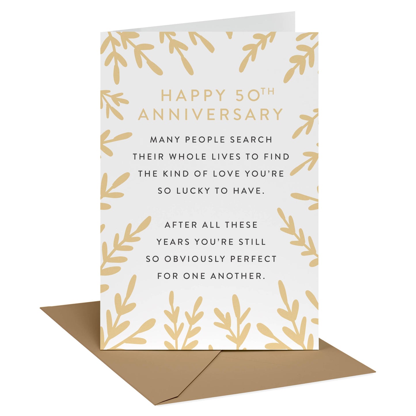 50th Anniversary Greeting Card- Most People