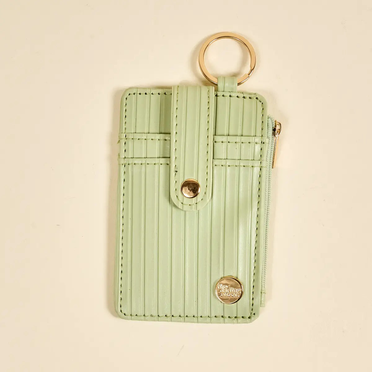 Ripple Ridge Keychain Wallet