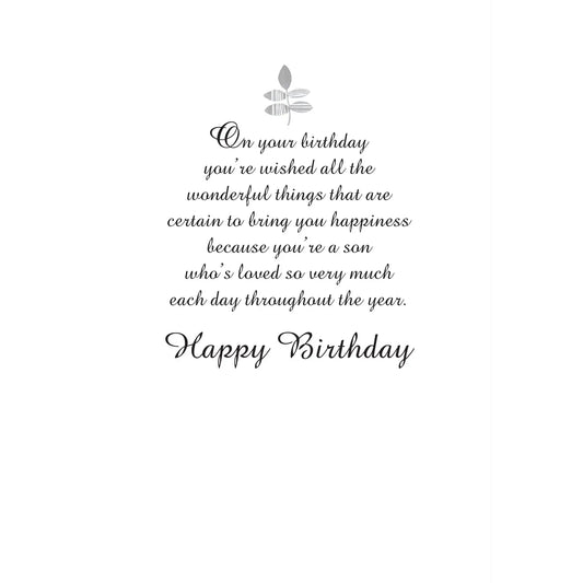 Son Birthday Card