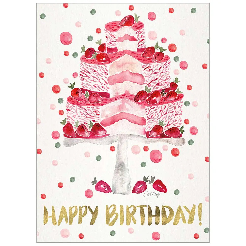Strawberry Cake - Birthday Value Card