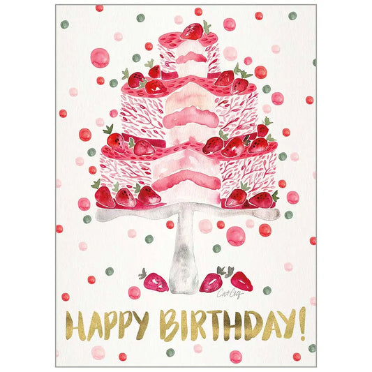 Strawberry Cake - Birthday Value Card