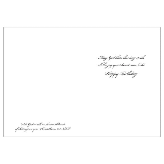 Pale Blossoms - Faith Birthday Card