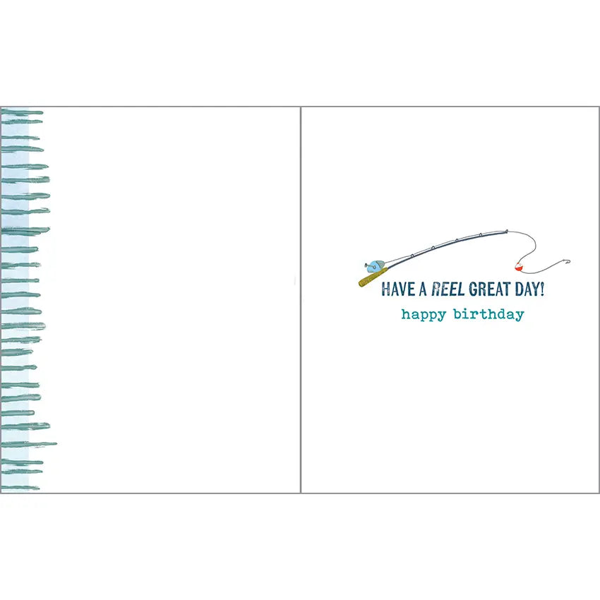 Birthday Greeting Card - Fishing Lures