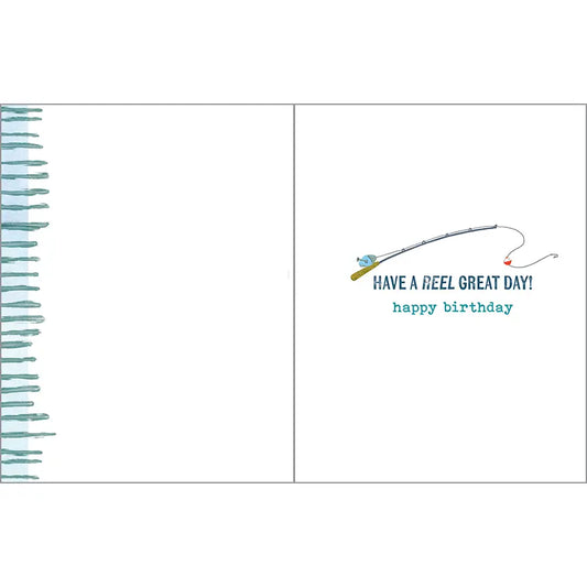 Birthday Greeting Card - Fishing Lures