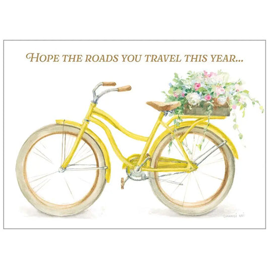 Yellow Bike - Birthday Value Card