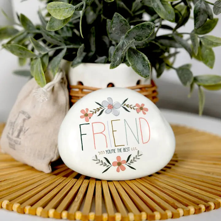 Friend - 4" Garden Stone