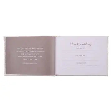 Guest Book White/Gold "Mr. & Mrs. Better Together"