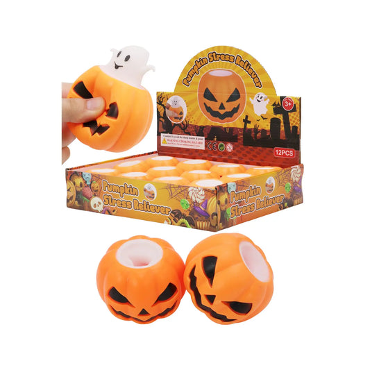 Ghost Pumpkin Pop-Up Halloween Squishy Toy