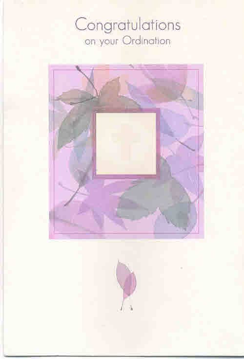Religious Ordination Card