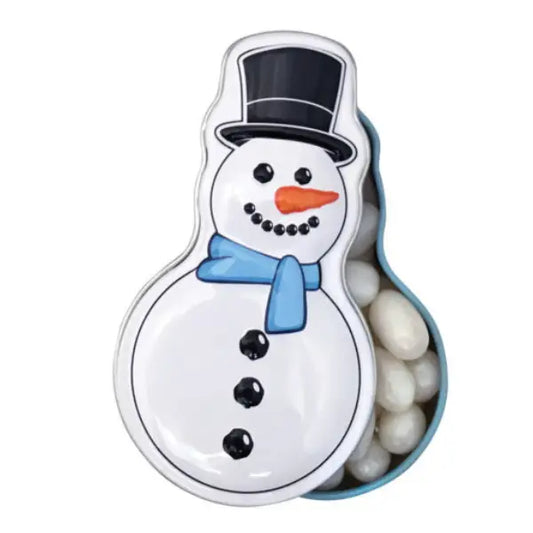 Snowman Poop Jelly Bean Tin
