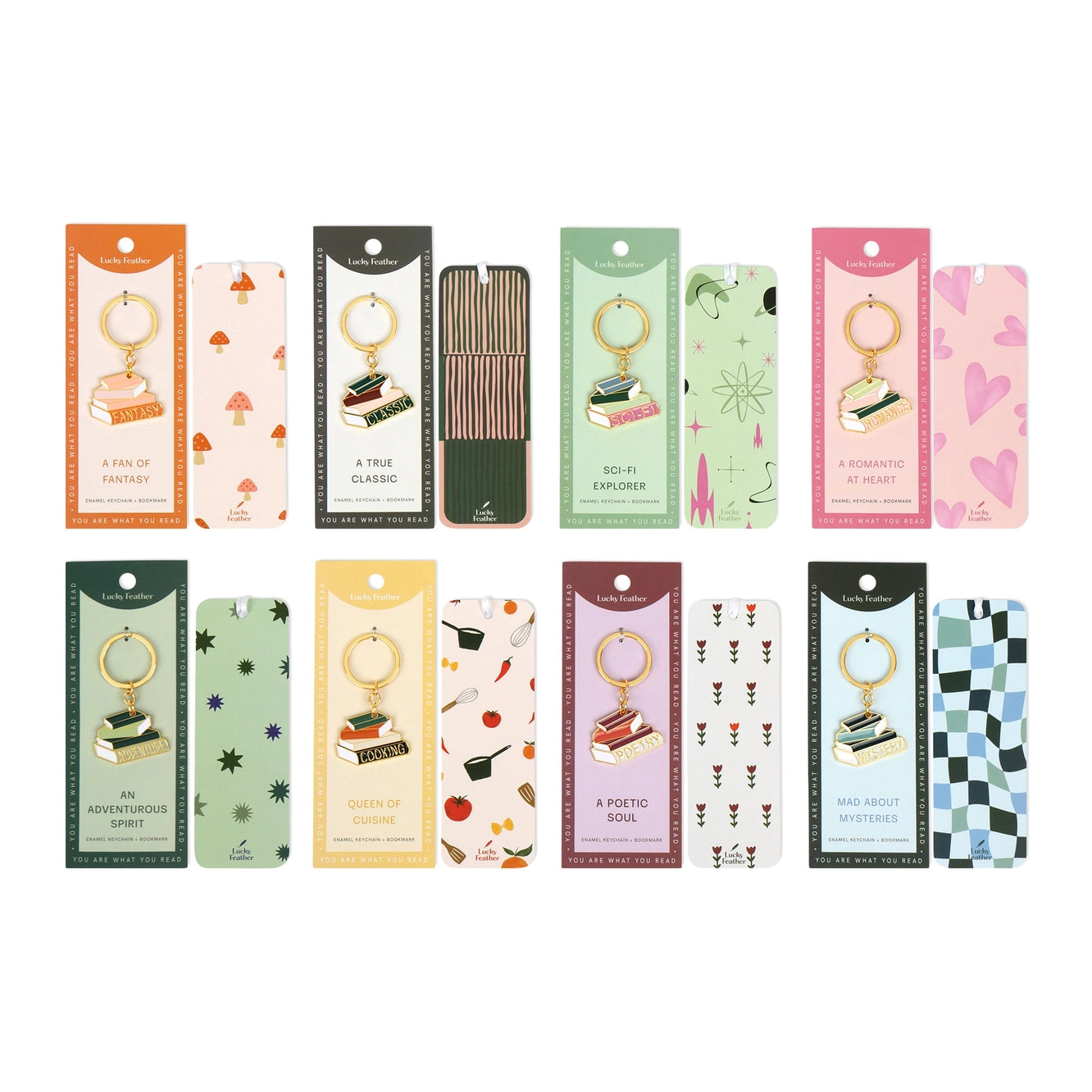Book Lover Keychain
