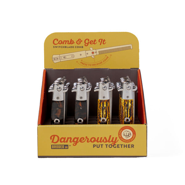 Brodeo Drive Comb & Get It Switchblade Comb