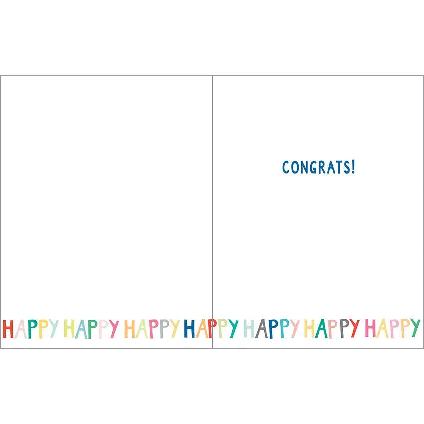 Congratulations Greeting Card - Sooo Happy