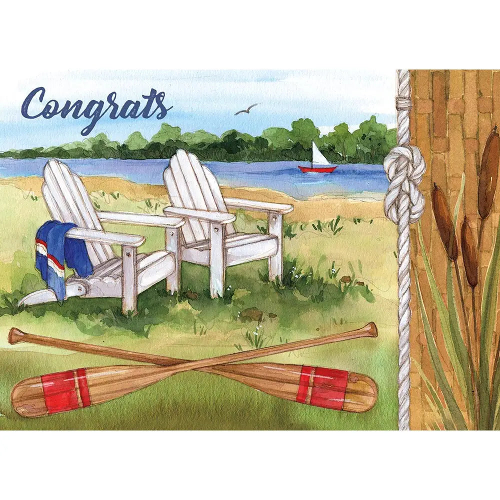 Oars By the Lake - Congratulations Retirement Value Card
