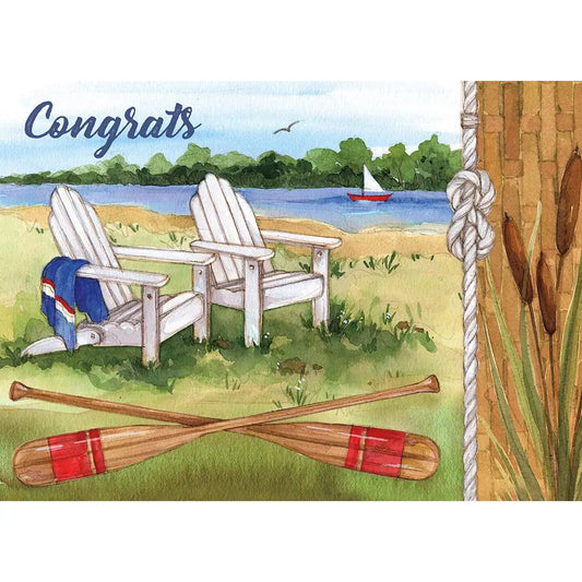 Oars By the Lake - Congratulations Retirement Value Card