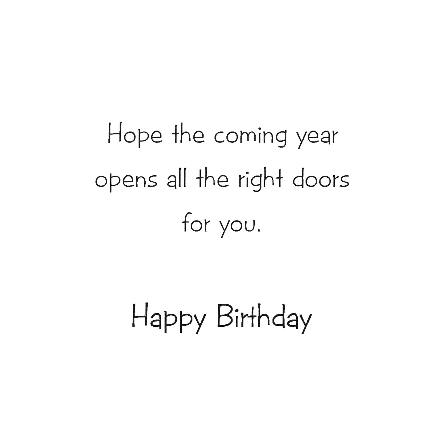 Birthday  | Birthday Card for Anyone - The Key