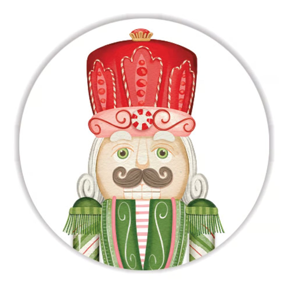 Merry Nutcrackers Luxe Christmas Cards by Nicole Tamarin