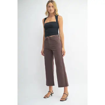 Slim Wide Leg Jean