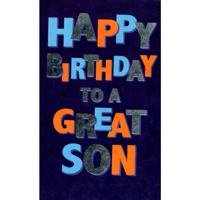 Son Birthday Card