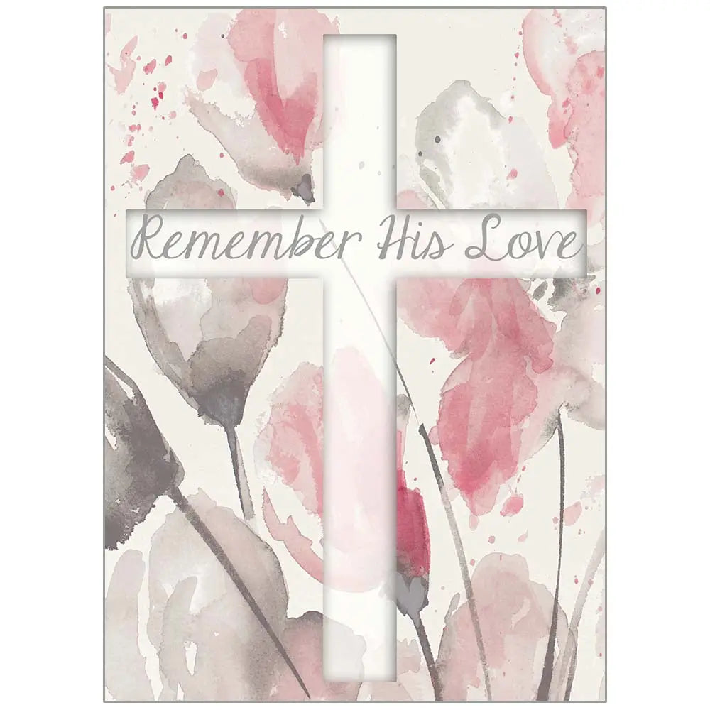 Remember His Love - Faith Easter Card