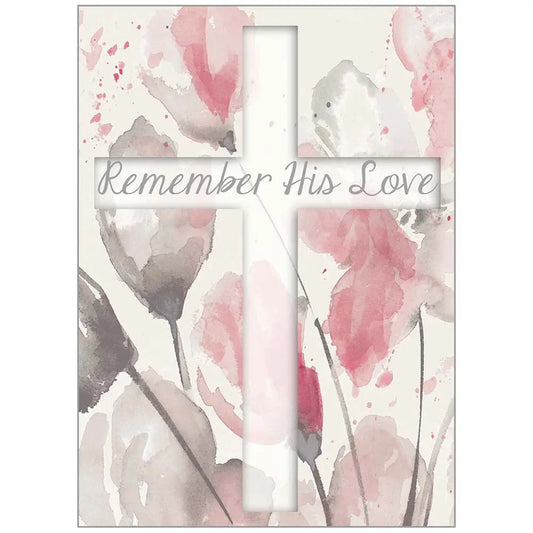 Remember His Love - Faith Easter Card