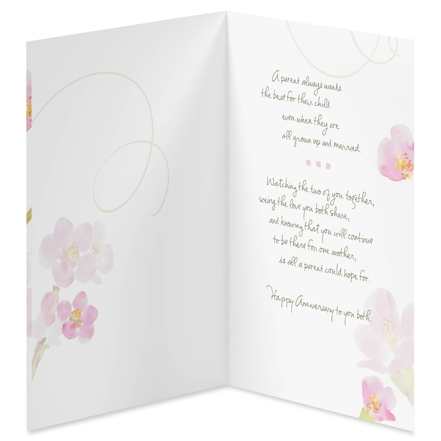 Anniversary Card for Daughter & Son‑in‑Law – Floral Anniv