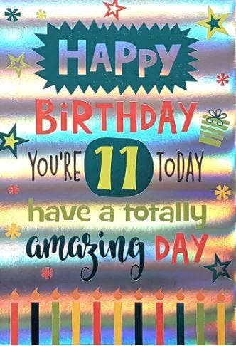 Birthday Age 11