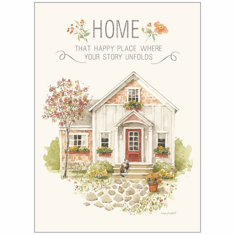 Home Is Where You Are - Faith New Home Card